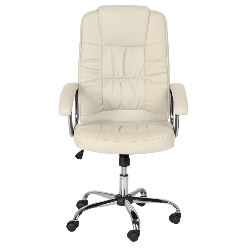 Президентски офис стол Carmen 6081 - крем