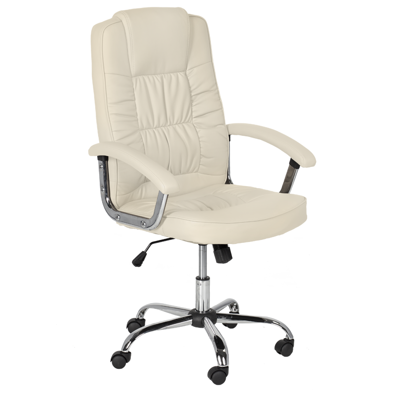 Президентски офис стол Carmen 6081 - крем