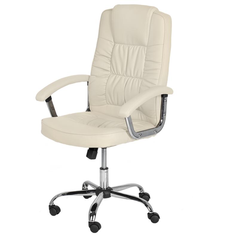 Президентски офис стол Carmen 6081 - крем