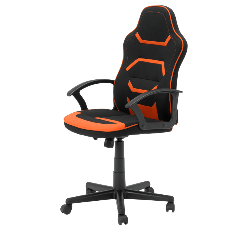 Геймърски стол Carmen 6309 - черен - оранжев