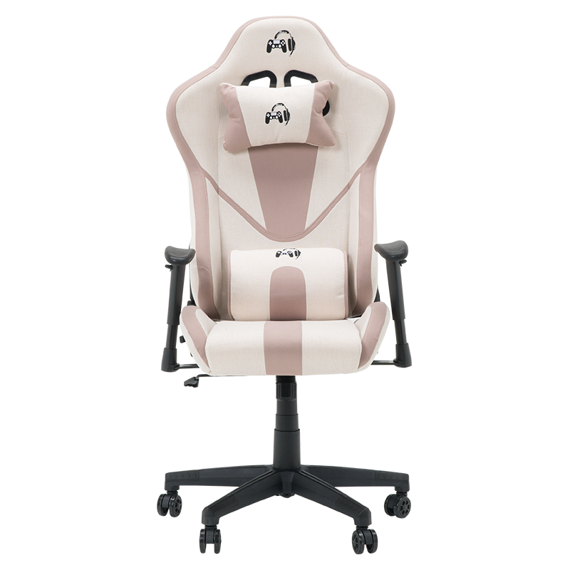 Геймърски стол Carmen 6313 - крем-розов