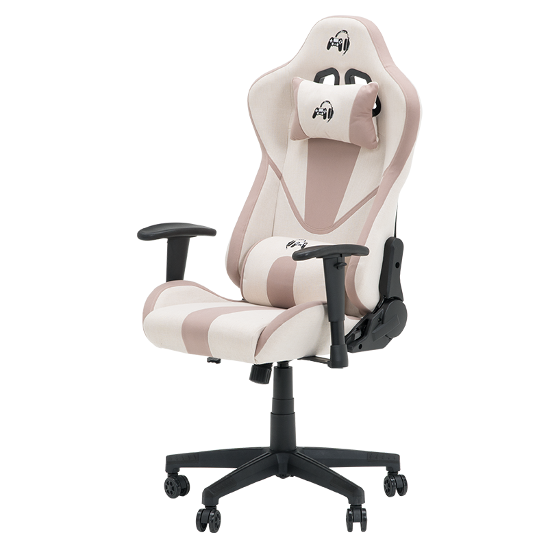 Геймърски стол Carmen 6313 - крем-розов