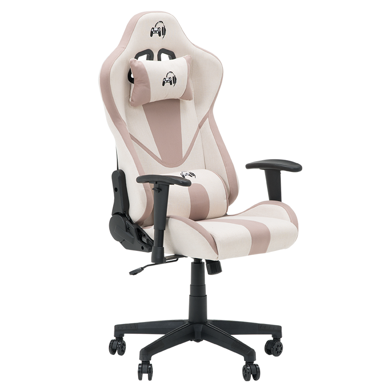 Геймърски стол Carmen 6313 - крем-розов