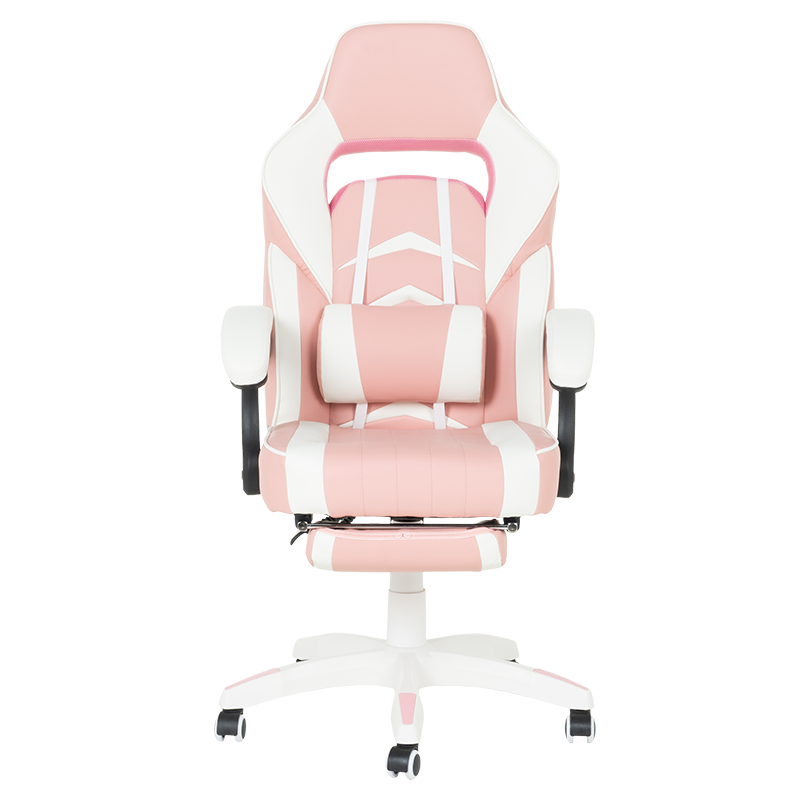 Геймърски стол Carmen 6314 - бял-розов