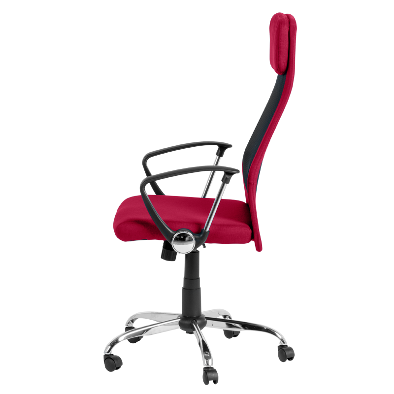 Президентски офис стол Carmen 6183 - бургунди