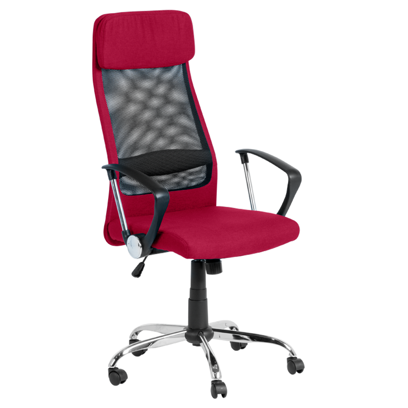 Президентски офис стол Carmen 6183 - бургунди