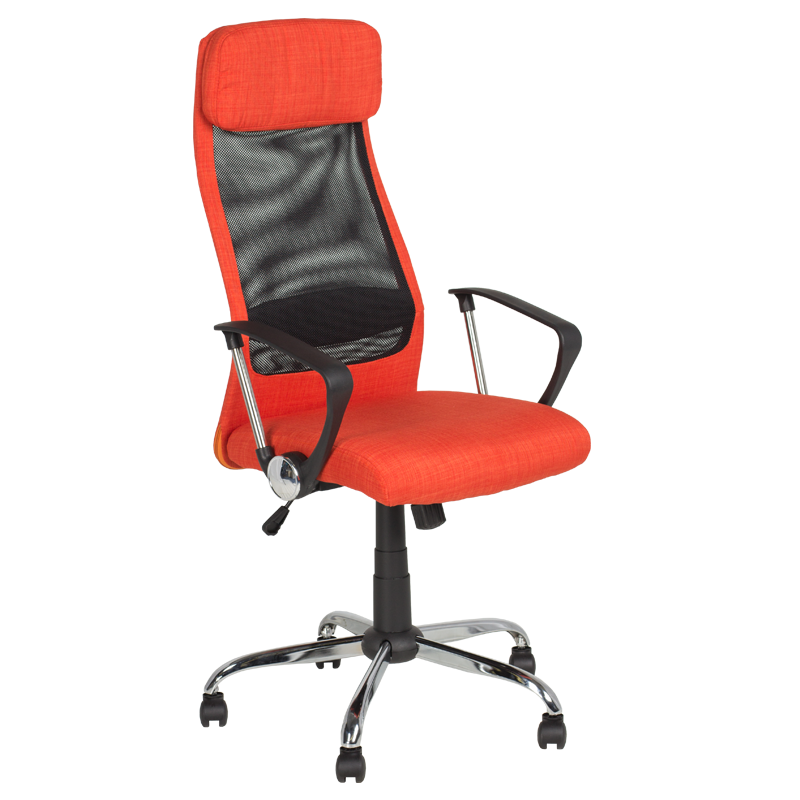 Президентски офис стол Carmen 6183 - оранжев