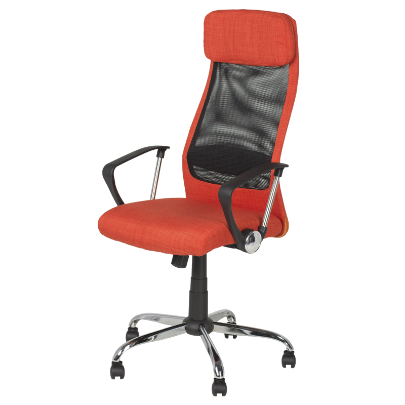 Президентски офис стол Carmen 6183 - оранжев