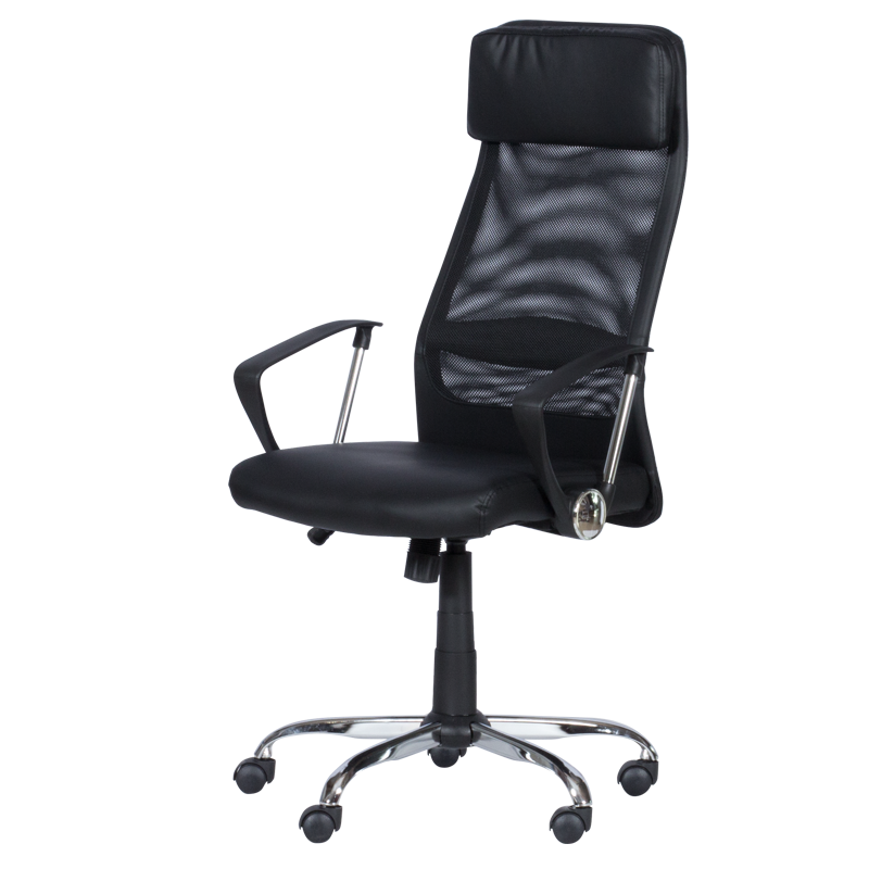 Президентски офис стол Carmen 6184 - черен