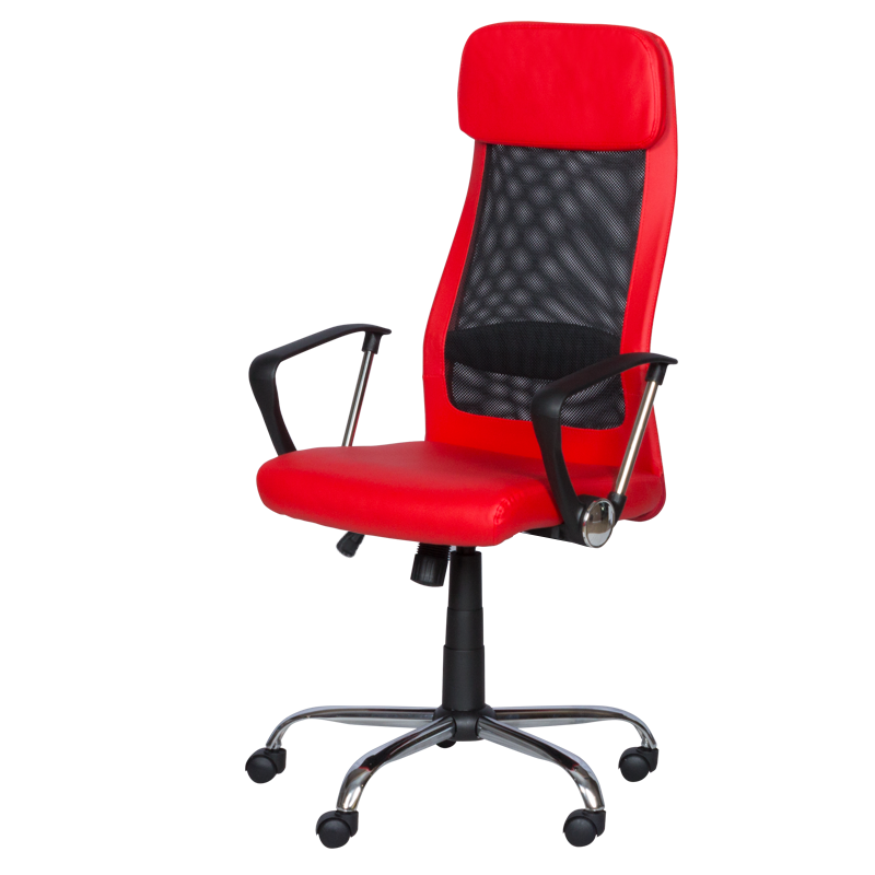 Президентски офис стол Carmen 6184 M - червен