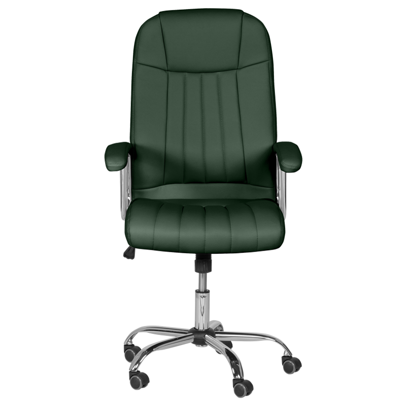 Президентски офис стол Carmen 6181 - маслено зелен