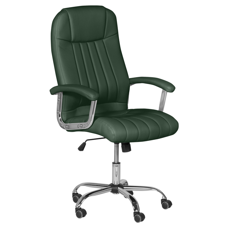 Президентски офис стол Carmen 6181 - маслено зелен