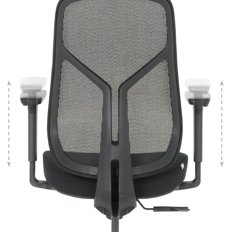 Ергономичен стол Carmen 7901 - черен