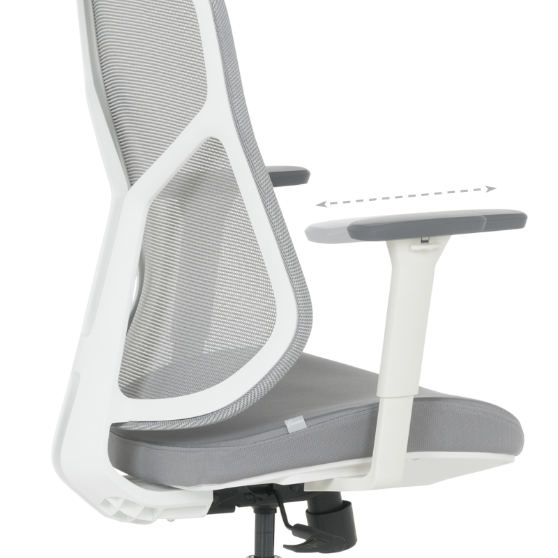 Ергономичен стол Carmen 7901 W - сив