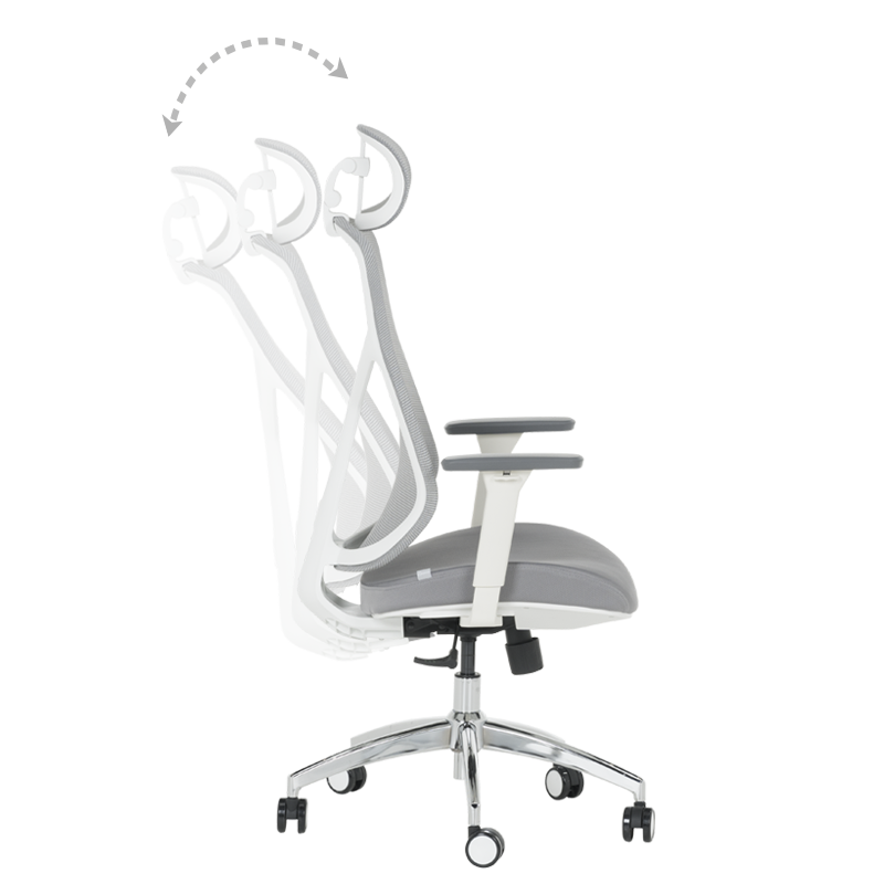 Ергономичен стол Carmen 7901 W - сив