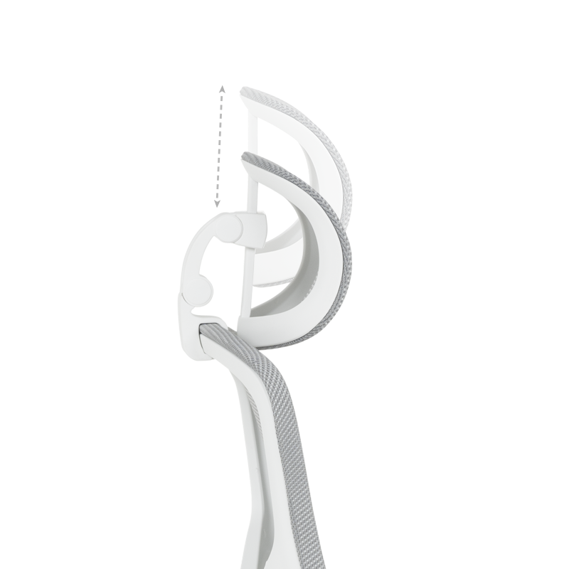 Ергономичен стол Carmen 7901 W - сив