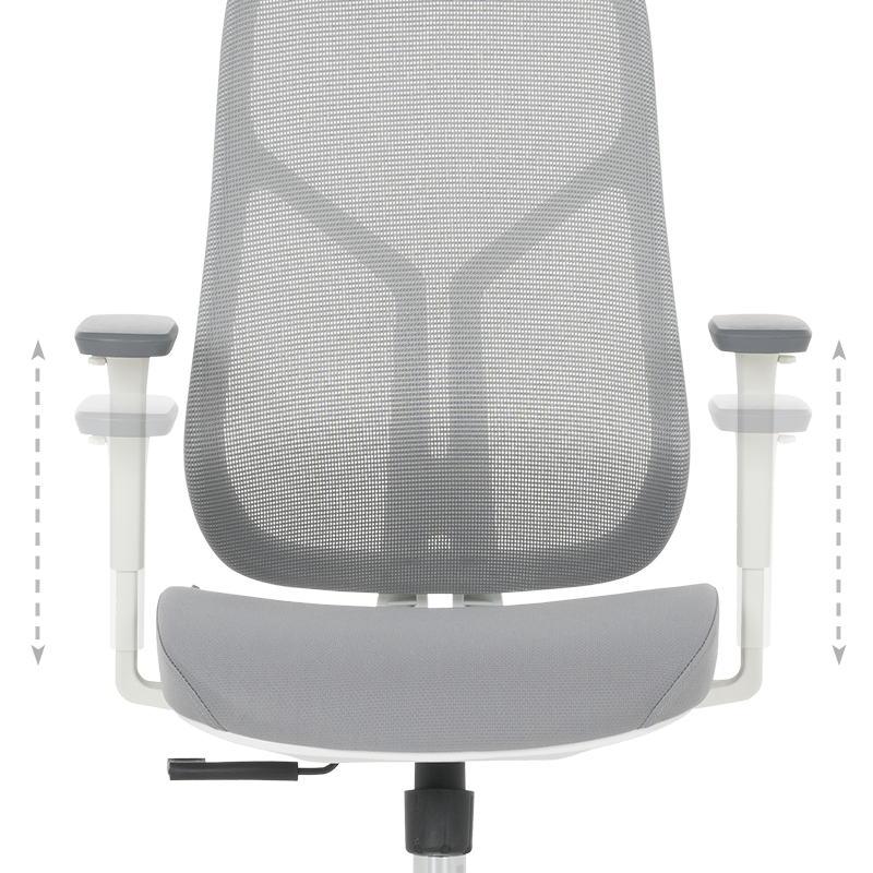 Ергономичен стол Carmen 7901 W - сив