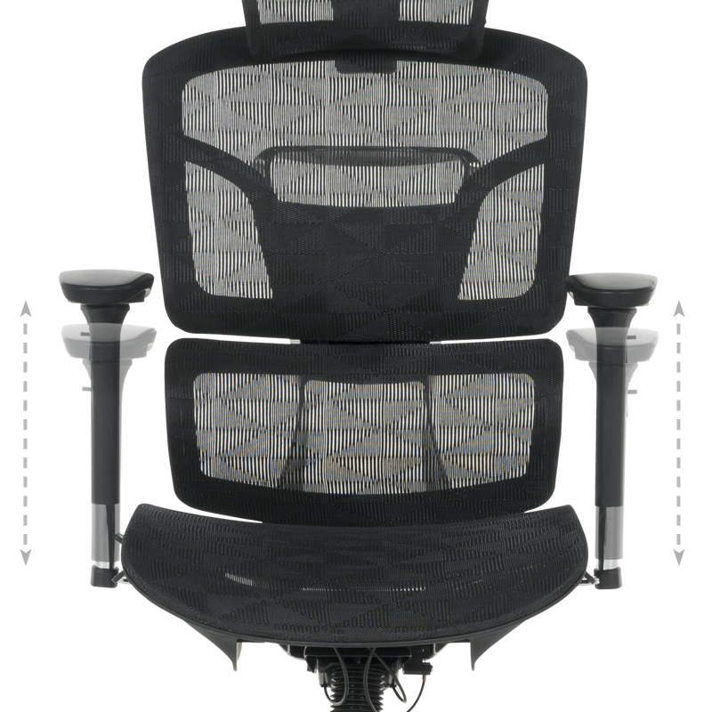 Ергономичен стол Carmen 7902 - черен