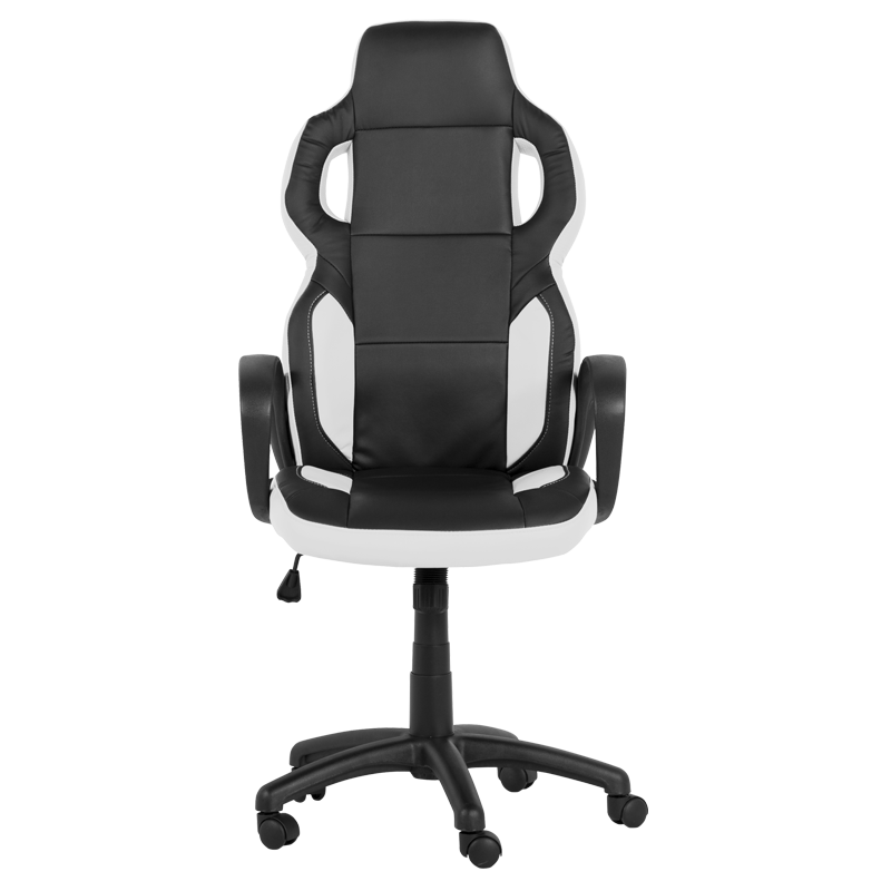 Геймърски стол Carmen 7510 - черно-бял