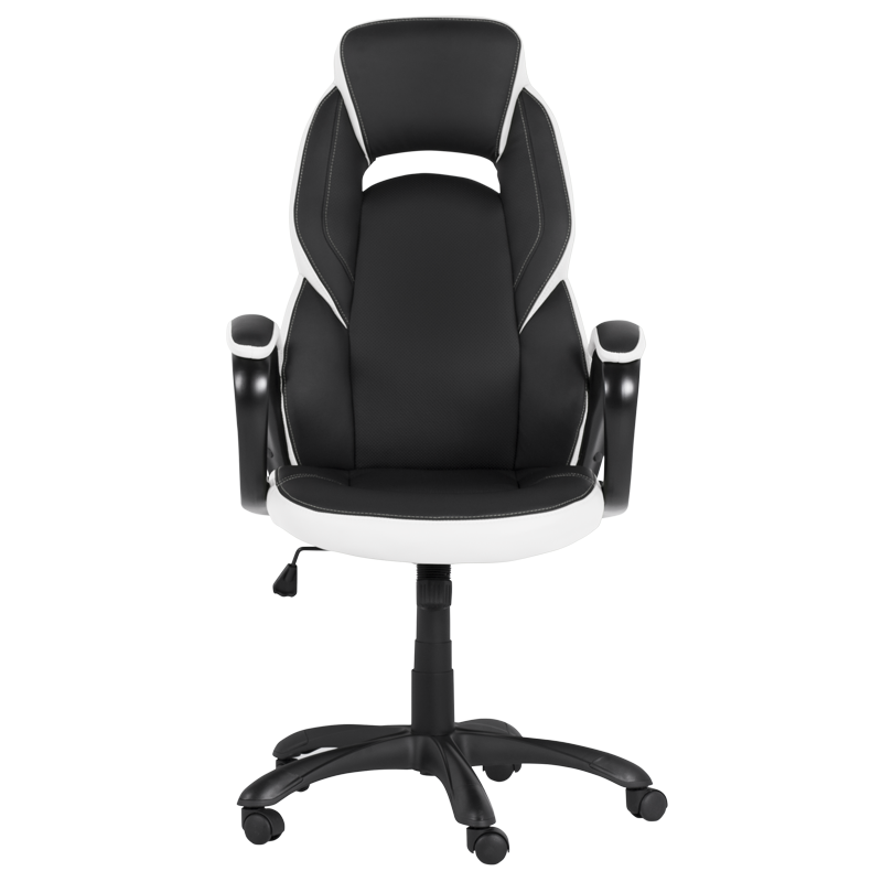 Геймърски стол Carmen 7511 - черно-бял