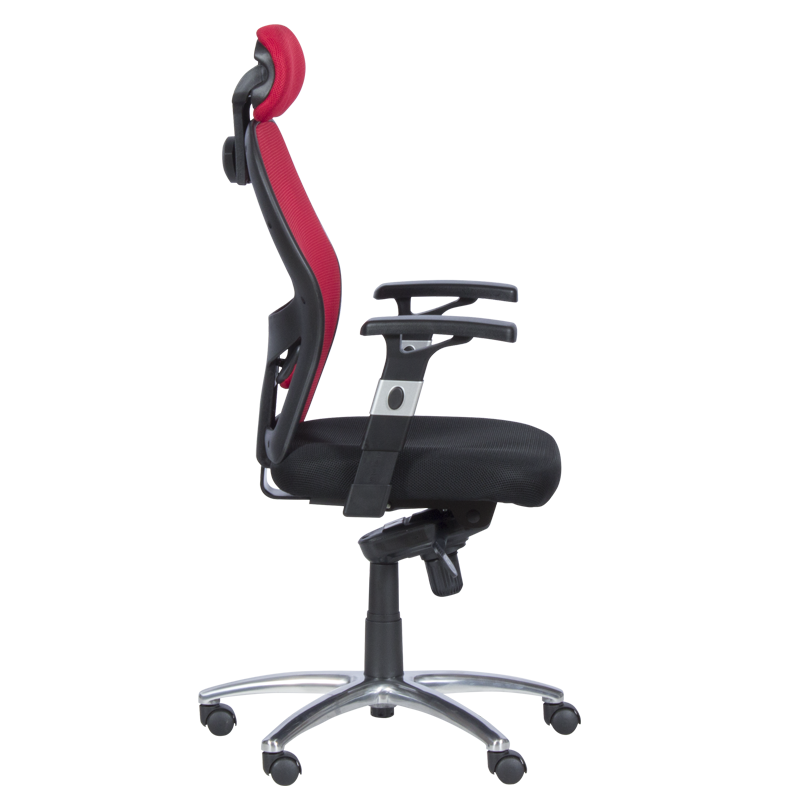 Ергономичен стол Carmen 7520 - черен - червен