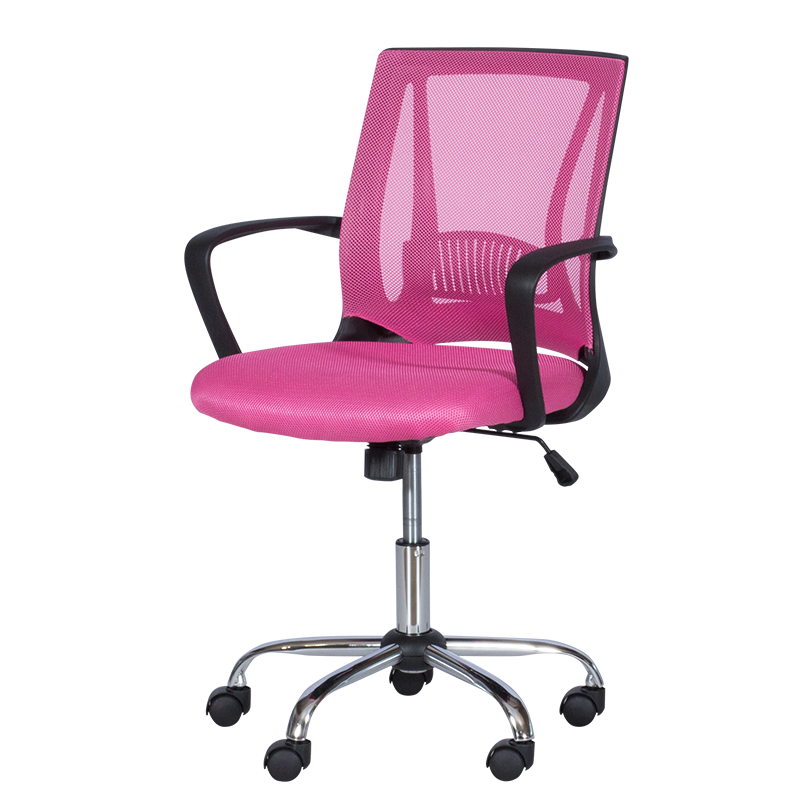 Работен офис стол Carmen 7040 - розов