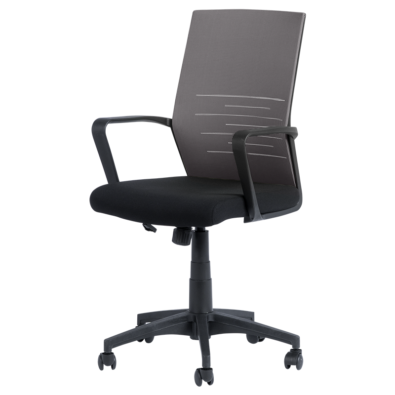 Работен офис стол Carmen 7041 - черен - сив