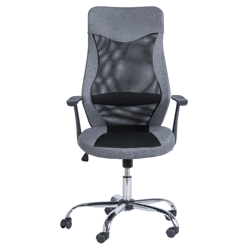 Президентски офис стол Carmen 7528 - сив