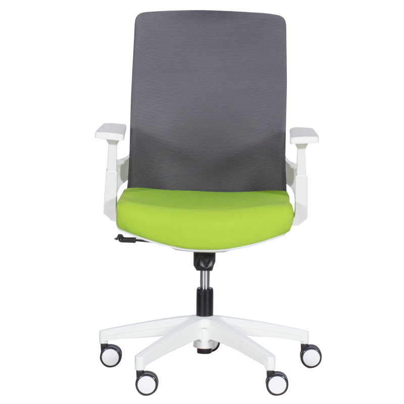 Работен офис стол Carmen 7547 - зелен-сив