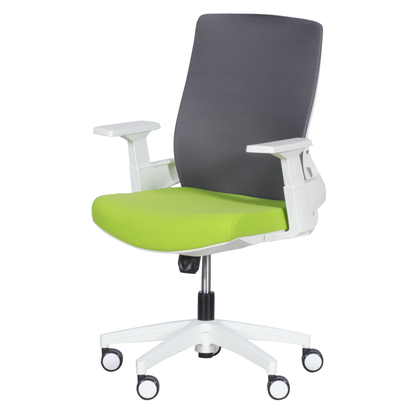 Работен офис стол Carmen 7547 - зелен-сив