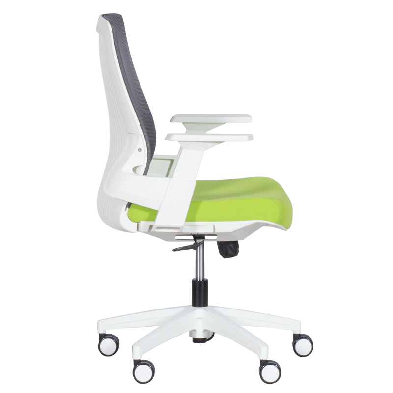 Работен офис стол Carmen 7547 - зелен-сив