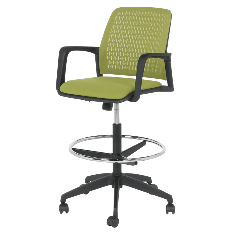 Работен офис стол Carmen 7556 - зелен