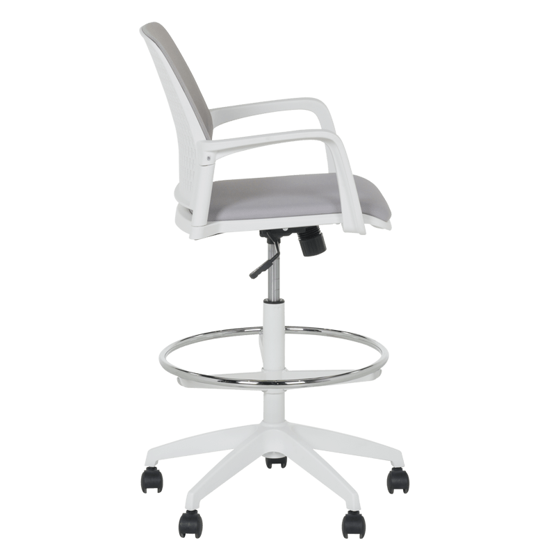 Работен офис стол Carmen 7556 W - светлосив