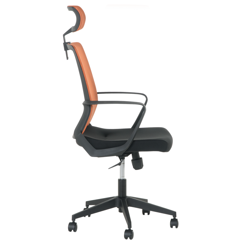 Президентски офис стол Carmen 7562 - черно - оранжево