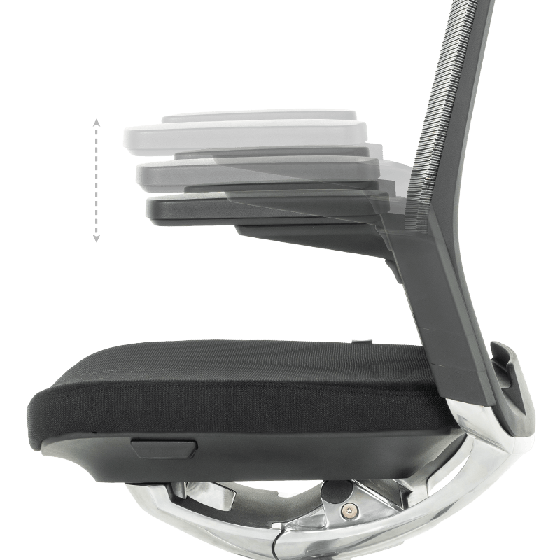 Ергономичен стол Carmen 7573-1 - черен