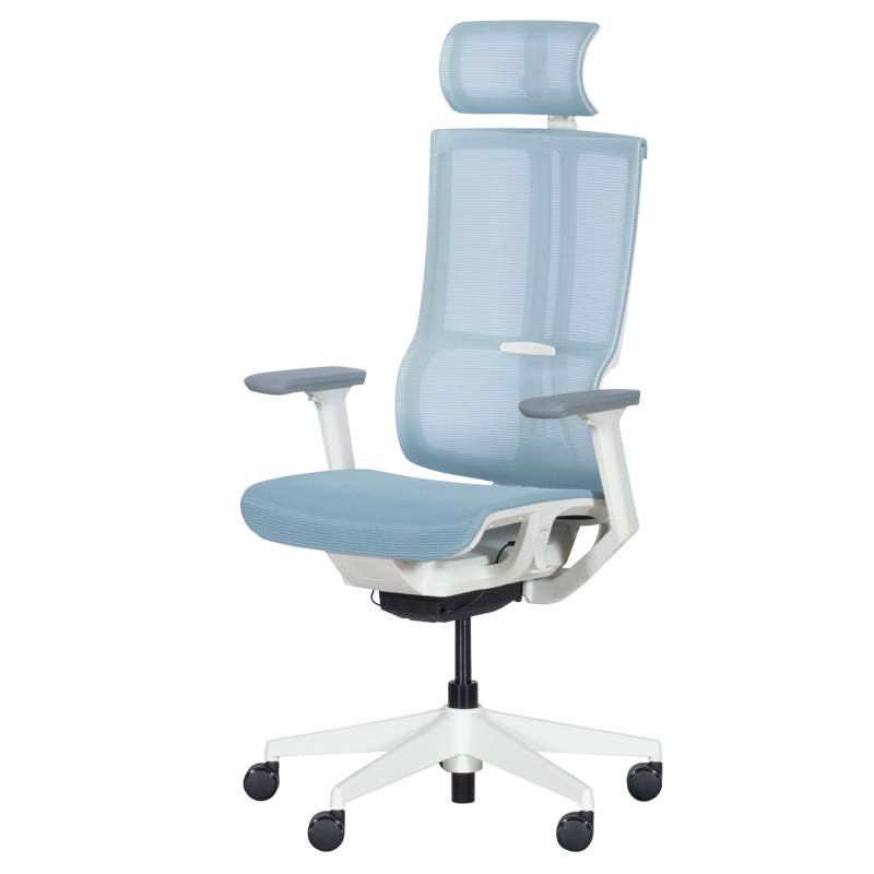 Ергономичен стол Carmen 7574 - светлосин