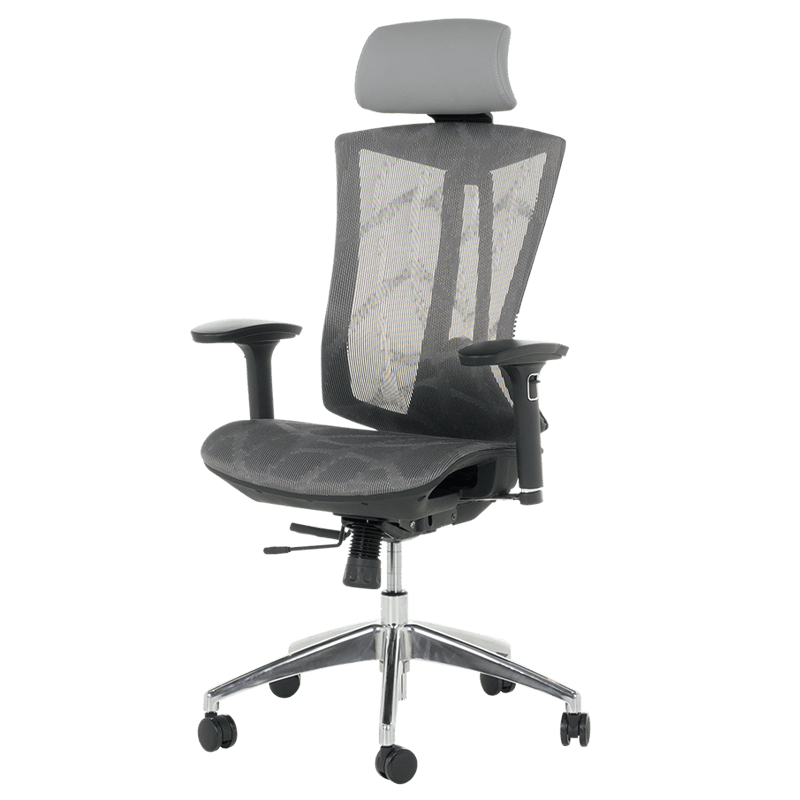 Ергономичен стол Carmen 7577 - сив