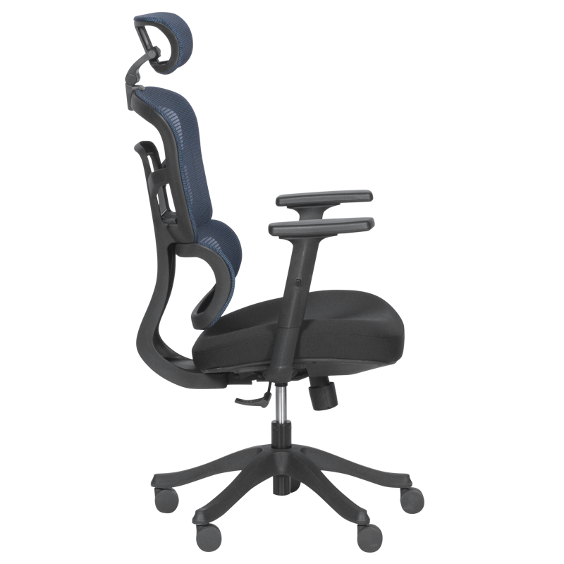 Ергономичен стол Carmen 7582 - син-черен