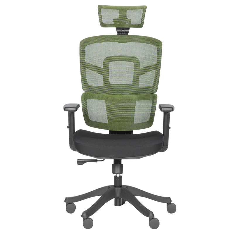 Ергономичен стол Carmen 7582 - зелен-черен