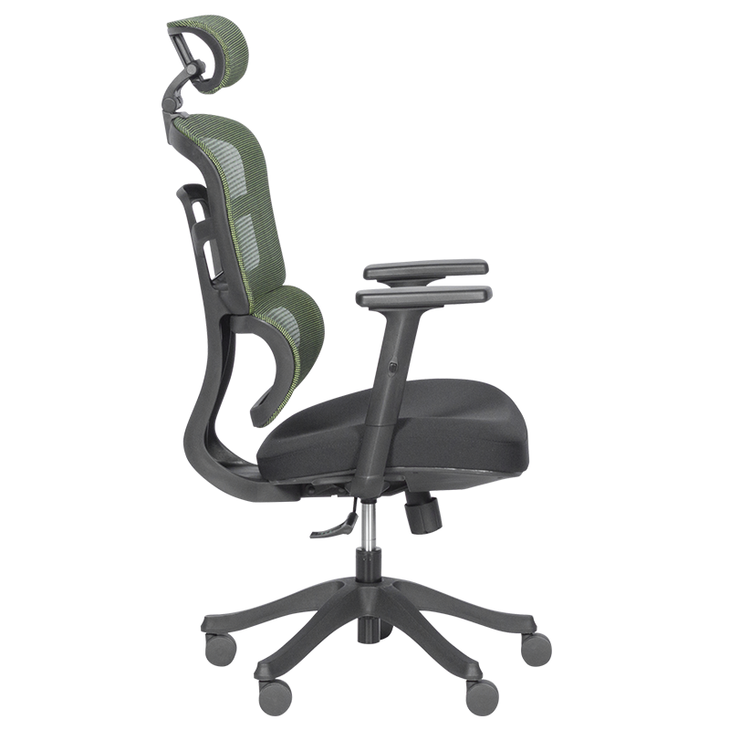 Ергономичен стол Carmen 7582 - зелен-черен