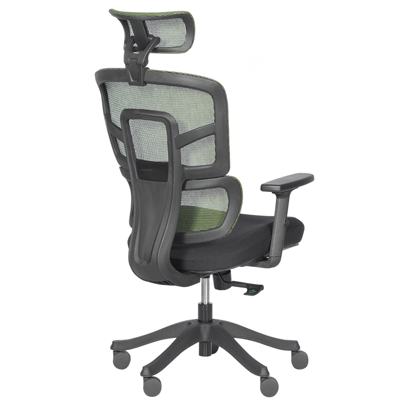 Ергономичен стол Carmen 7582 - зелен-черен