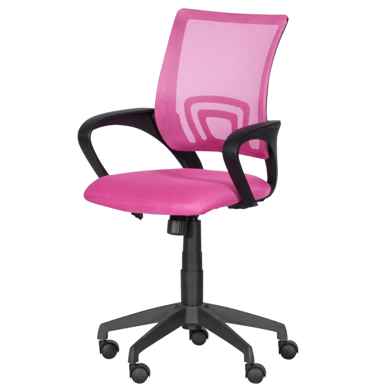 Работен офис стол Carmen 7050 - розов