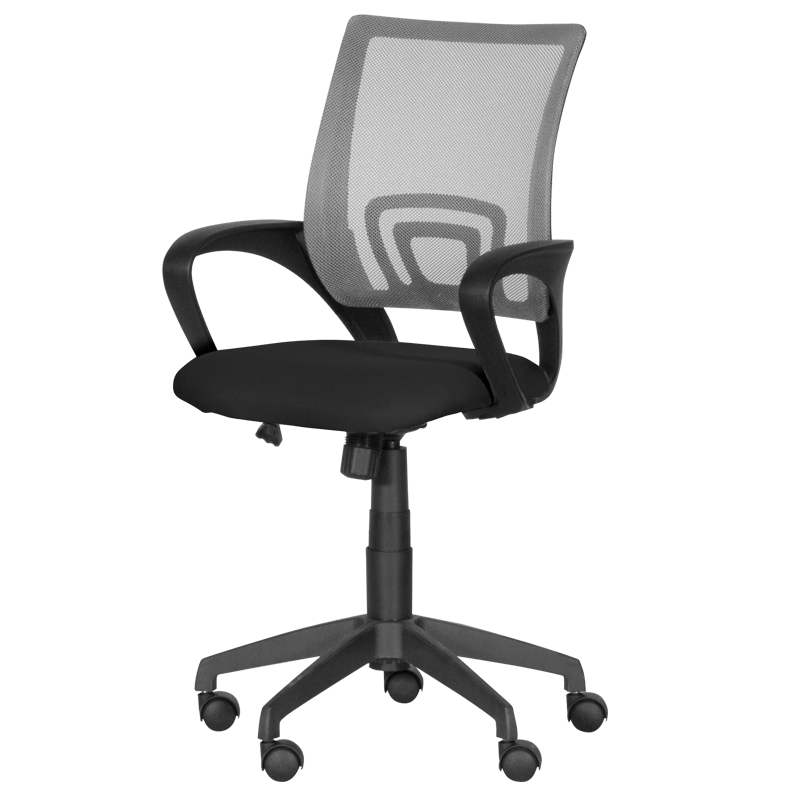 Работен офис стол Carmen 7050 - сив - черен