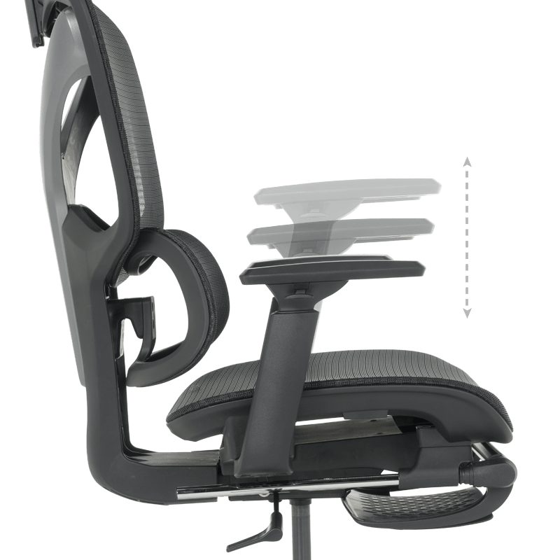 Ергономичен стол COLMAR - черен