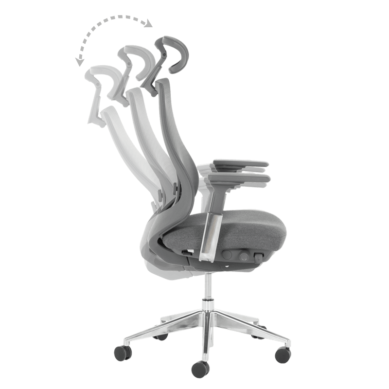 Ергономичен стол BADEN - сив