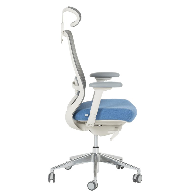 Ергономичен стол GLAND - син-сив