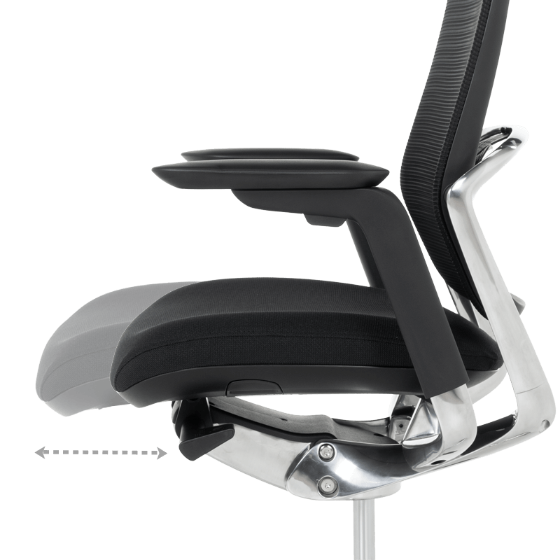 Ергономичен стол VAUD - черен