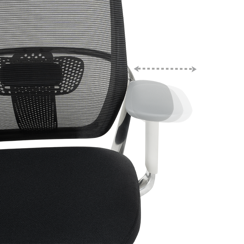 Ергономичен стол VAUD W - черен