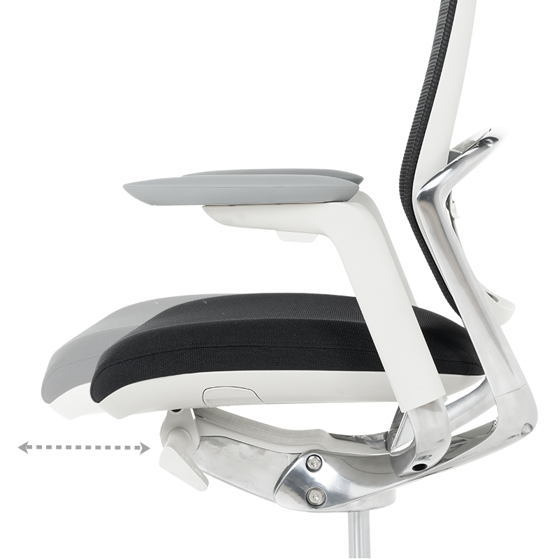 Ергономичен стол VAUD W - черен