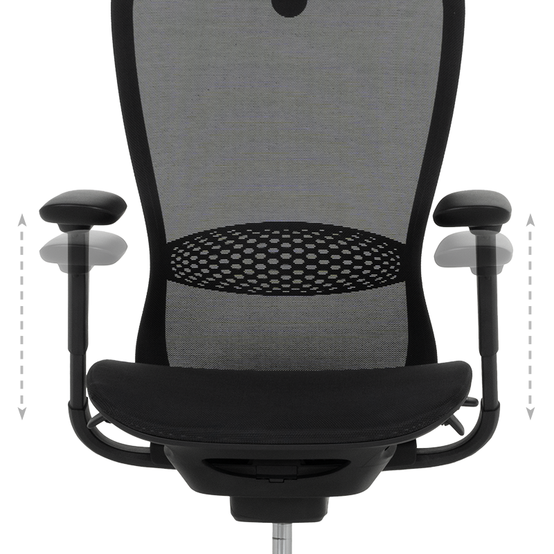 Ергономичен стол STANS - черен